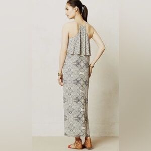Anthropologie Vanessa Virginia Talitha maxi dress black and white size 4 Boho